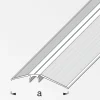 alfer Niveauausgleichs-Profil 2 m, 56 mm Aluminium eloxiert messing
