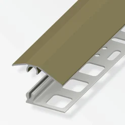 alfer Niveauausgleichs-Profil 1 m, 31 x 7 mm Aluminium eloxiert bronze