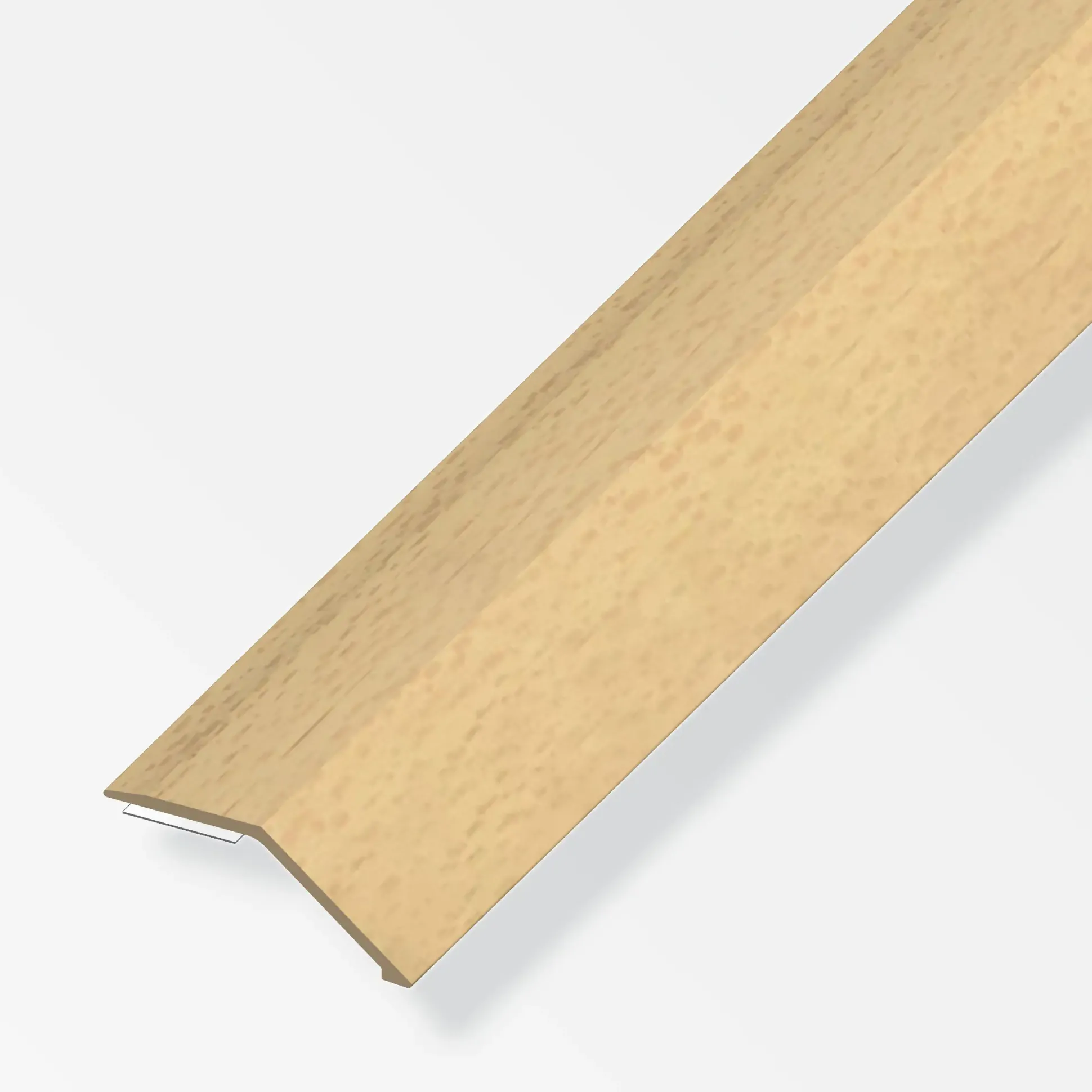 alfer Niveauausgleichs-Profil 1 m, 37 x 10 mm PVC (Kunststoff) glatt buche