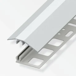 alfer Niveauausgleichs-Profil 2 m, 31 x 7 mm Alu eloxiert Edelstahl Optik