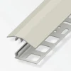 alfer Niveauausgleichs-Profil 2 m, 31 x 7 mm Aluminium eloxiert titan