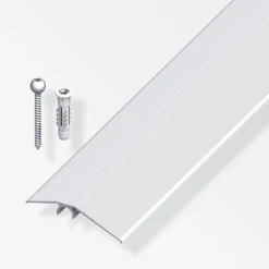 alfer Niveauausgleichs-Profil + Dübel-System 0.9 m, 56 mm, Alu, silber