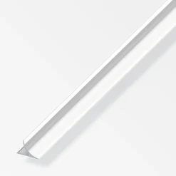 alfer Randfugeabdeckprofil 1 m, 12 x 17 mm Alu eloxiert poliert Chrom Optik