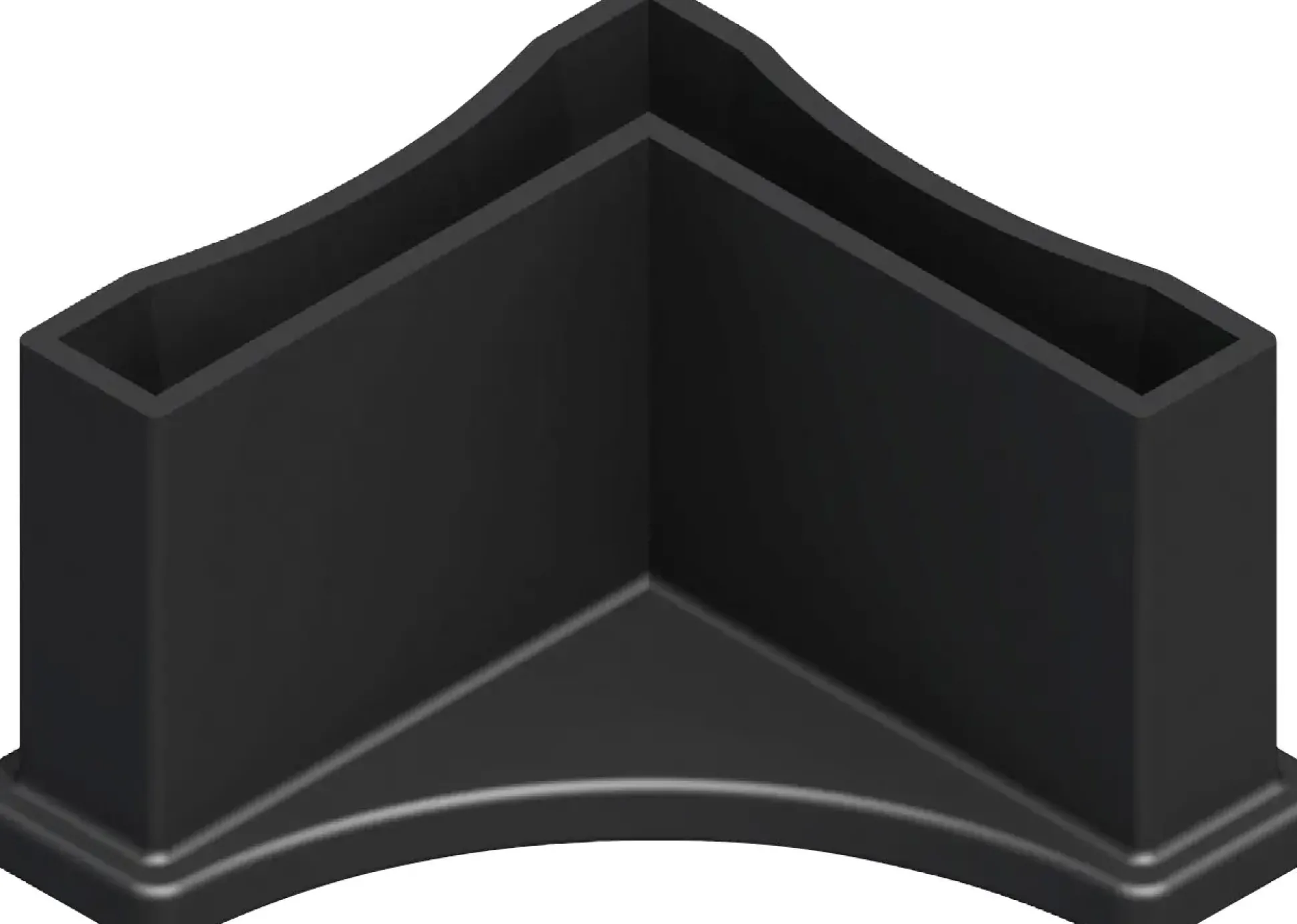 alfer Regalfuß 35.5 mm 35.5 mm PVC (Kunststoff) glatt schwarz