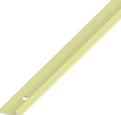 alfer Rund-Abschluss-Profil 1 m, 20.5 x 3 mm Aluminium eloxiert messing
