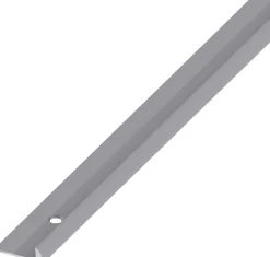 alfer Rund-Abschluss-Profil 1 m, 20.5 x 3 mm Aluminium eloxiert dunkelgrau