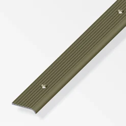 alfer Rundabschlussprofil 1 m, 25 x 6 mm Aluminium eloxiert bronze