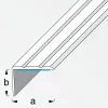 Alfer Winkel-Abschluss-Profil 1 m, 25 x 8 mm Aluminium eloxiert titan