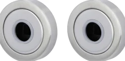 Alpertec Abdeckrosetten für Türdrücker Edelstahl satiniert Ø 5,2 cm