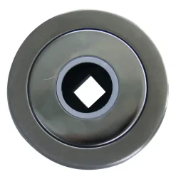 Alpertec Abdeckrosetten für Türdrücker Edelstahl satiniert Ø 5,2 cm