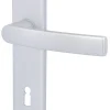 Alpertec BB-Langschildgarnitur Vanda Aluminium F1 silber abgerundet