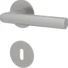 Alpertec BB-Rosettengarnitur Piato Edelstahl silber rund