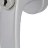 Alpertec Fenstergriff abschließbar Aluminium F9 Edelstahl-Optik 3 Stück