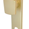 Alpertec PZ-Knopflangschild Aluminium gold abgerundet