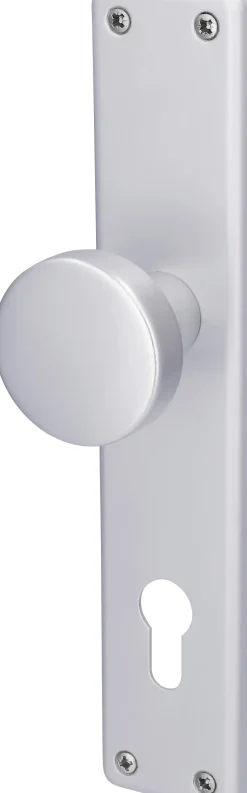 Alpertec PZ-Knopflangschild Tanja Aluminium silber eckig