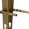 Alpertec PZ-Langschildgarnitur Phil Aluminium bronze abgerundet