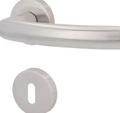 Alpertec Rosettengarnitur Brookline BB Edelstahl satiniert Ø 5,2 cm
