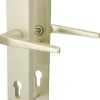 Alpertec Schutzbeschlag Tira Drücker/Drücker Aluminium neusilber 72 mm
