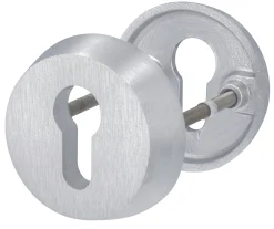Alpertec Schutzrosette Ø 6,1 cm Aluminium silber