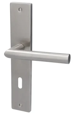 Alpertec Türgarnitur Langschild Moskau BB Edelstahl satiniert 24 x 5 cm