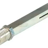 Alpertec Wechselstift für Türgarnituren Edelstahl verzinkt Ø 0,8 x 9 cm mit Gewinderolle