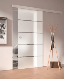 Ambiente Glas-Schiebetür Dekor S 36/03 ESG, Klarglas