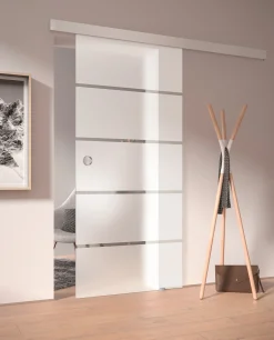 Ambiente Glas-Schiebetür Dekor S 36/03 ESG, Klarglas