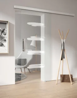 Ambiente Glas-Schiebetür Opal Dekor S 36/18 ESG, Klarglas