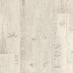 Andiamo Bodenbelag Vinyl Silent Coupon Holzdessin Stabparkett creme 2 m breit - im Wunschmaß