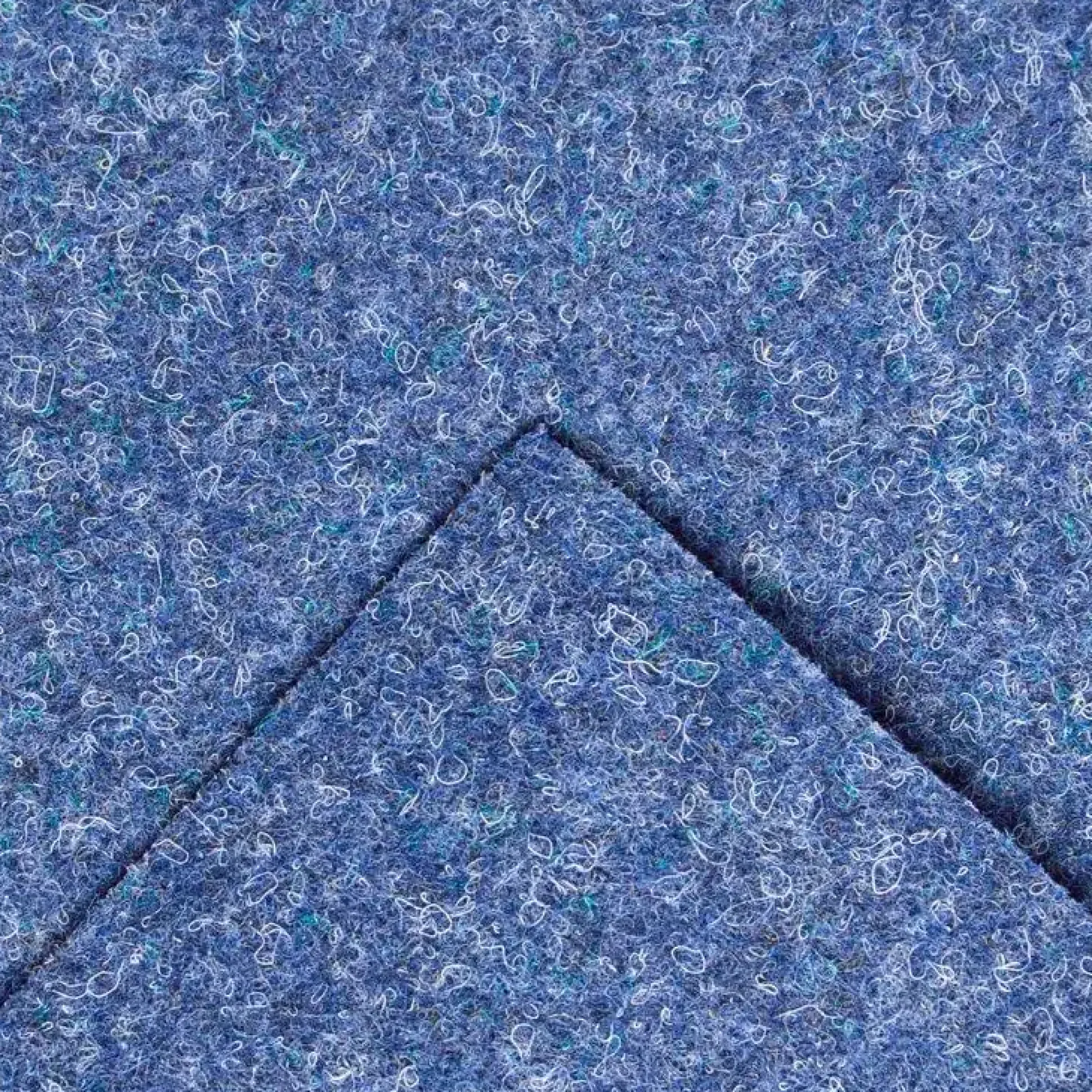Andiamo Teppichboden Tarragona Coupon im Wunschmaß, jeansblau, 2 m breit