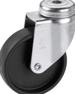 Apparate-Lenkrolle 75 x 24 mm für unempfindliche Böden Tragkr. 60 kg