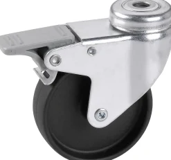 Apparate-Lenkrolle mit Totalfeststeller 50 x 19 mm Tragkr. 35 kg
