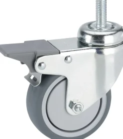 Apparate-Lenkrolle mit Totalfeststeller 75 x 24 mm Tragkr. 50 kg