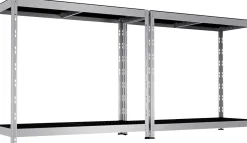 Ar Shelving Regal Rivet Allroad Kunststoff 180 x 100 cm 4 Böden 400 kg