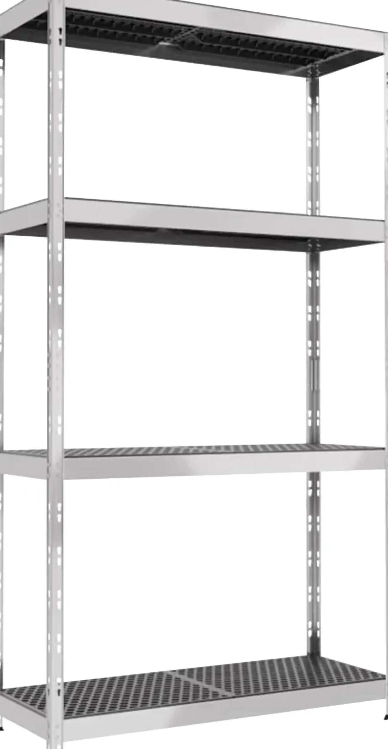 Ar Shelving Regal Rivet Allroad Kunststoff 180 x 100 cm 4 Böden 400 kg