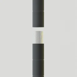 Ar Shelving Schreibtisch-Set mit Regalböden Ar Deco Nebraska 185 x 85 cm