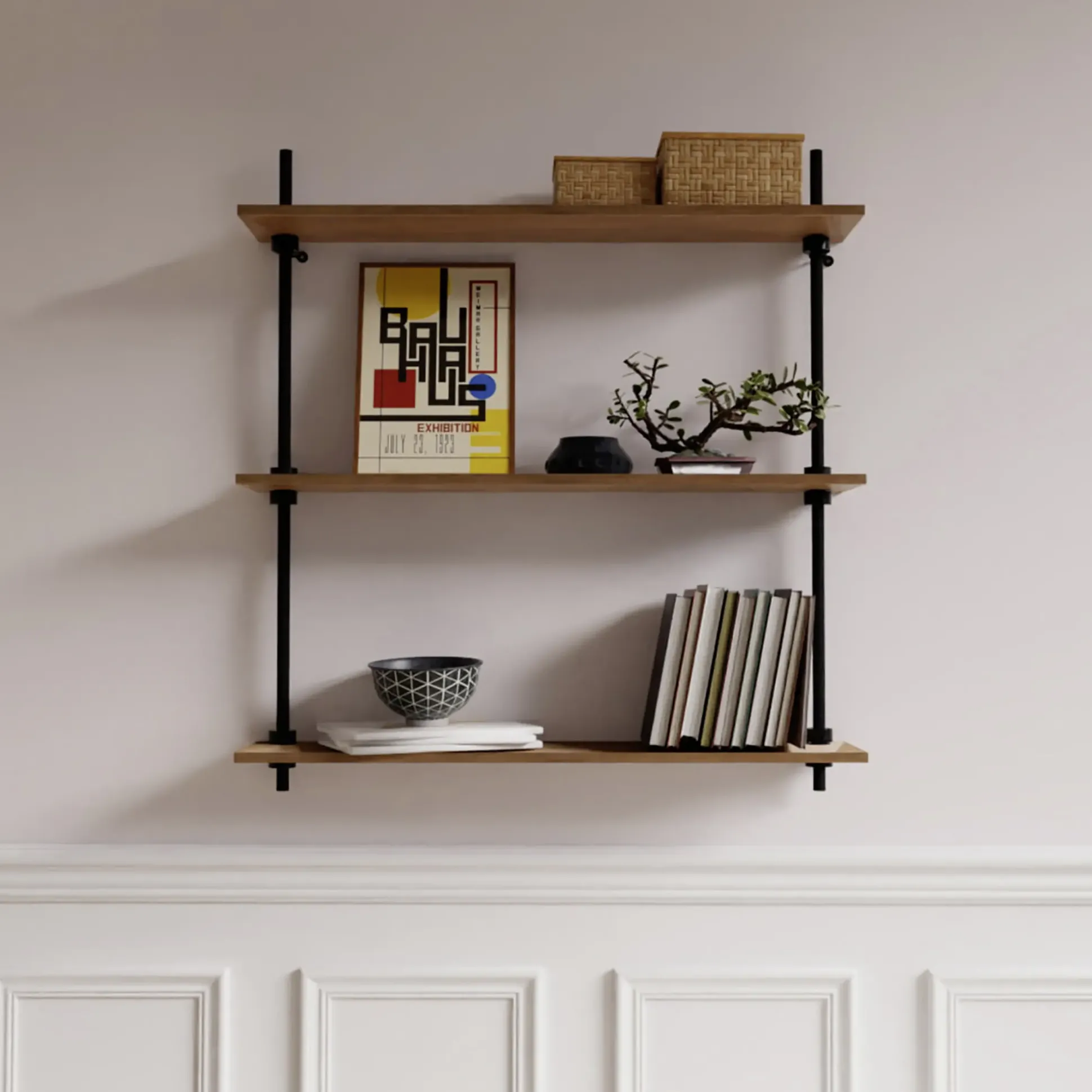 Ar Shelving Wandregal AR Deco Nebraska 92,5 x 85 cm 160 kg