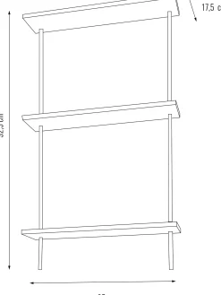 Ar Shelving Wandregal AR Deco Nebraska 92,5 x 85 cm 160 kg