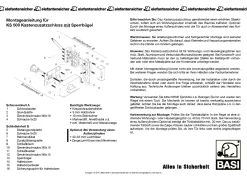 Basi Kastenzusatzschloss Dornmaß 60 mm
