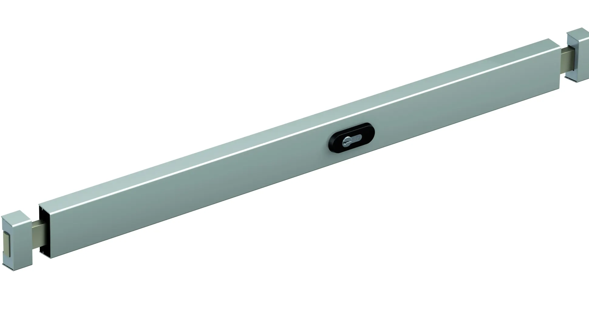 Basi Panzerriegel PR 800 silber, Türblattbreite 80 bis 95 cm