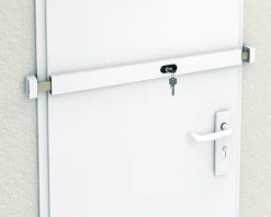 Basi Panzerriegel PR 800 silber, Türblattbreite 80 bis 95 cm