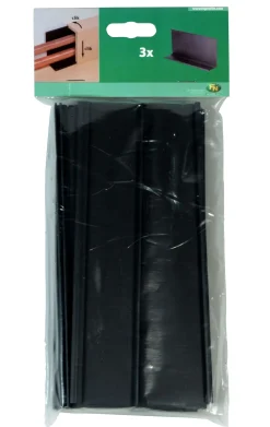 Befestigung für Rohrsockelleiste 200 mm schwarz