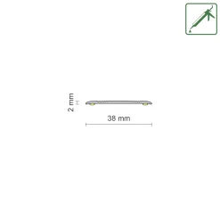 Übergangsprofil 90 cm 38 mm