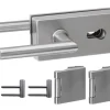 Beschlag-Set Angolare Edelstahl für Glas-Drehtür