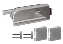 Beschlag-Set Circolare Edelstahl für Glas-Drehtür