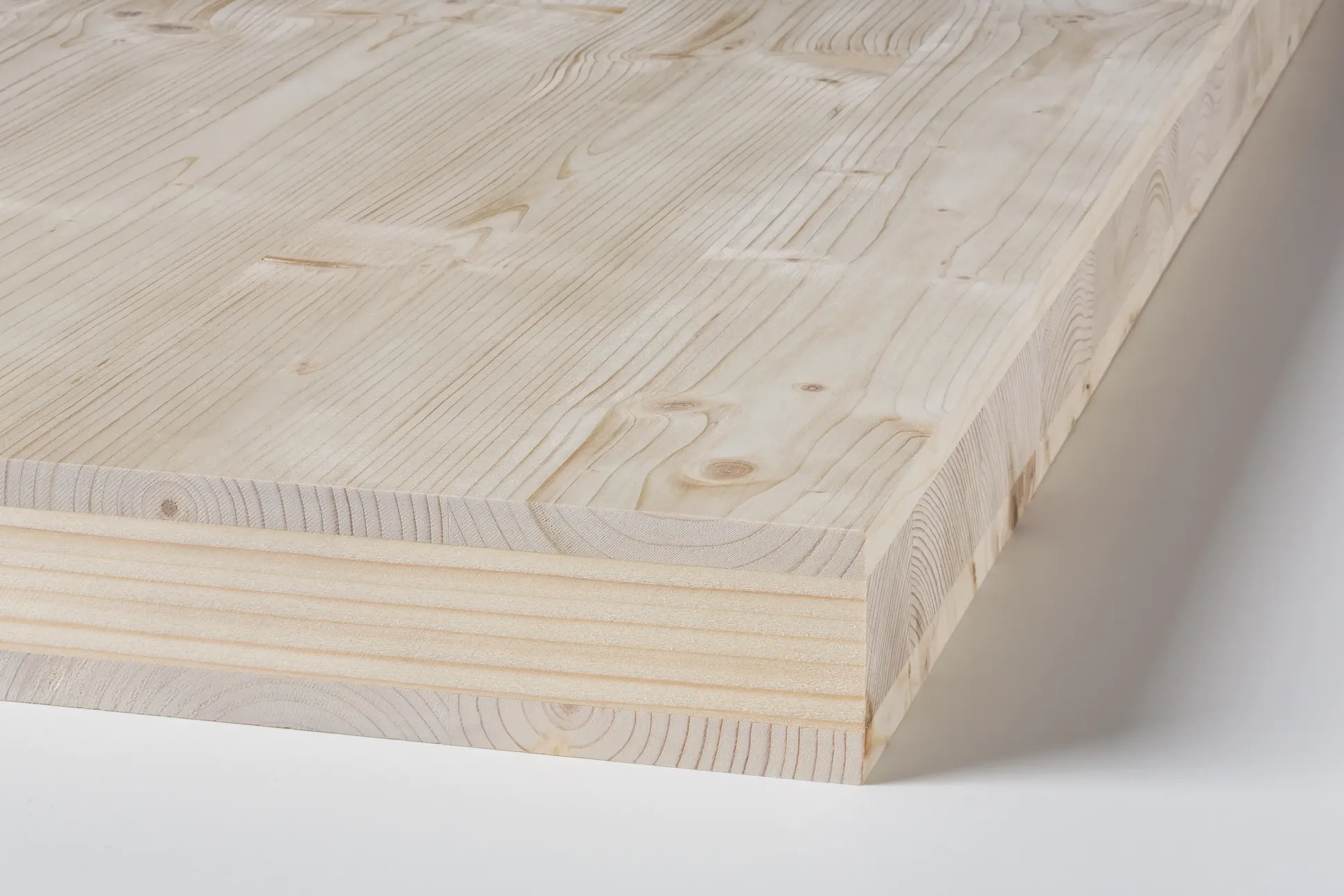 Binderholz 3-Schicht-Stabilholzplatte Fichte 125 x 62,5 cm x 60 mm