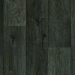 Bodenbelag Vinyl 3 m Holzdielenoptik dunkelgrau