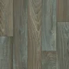 Bodenbelag Vinyl 3 m Holzoptik braun/silber