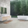 Bodenfliese Feinsteinzeug Tangran 60 x 120 cm weiß-mix