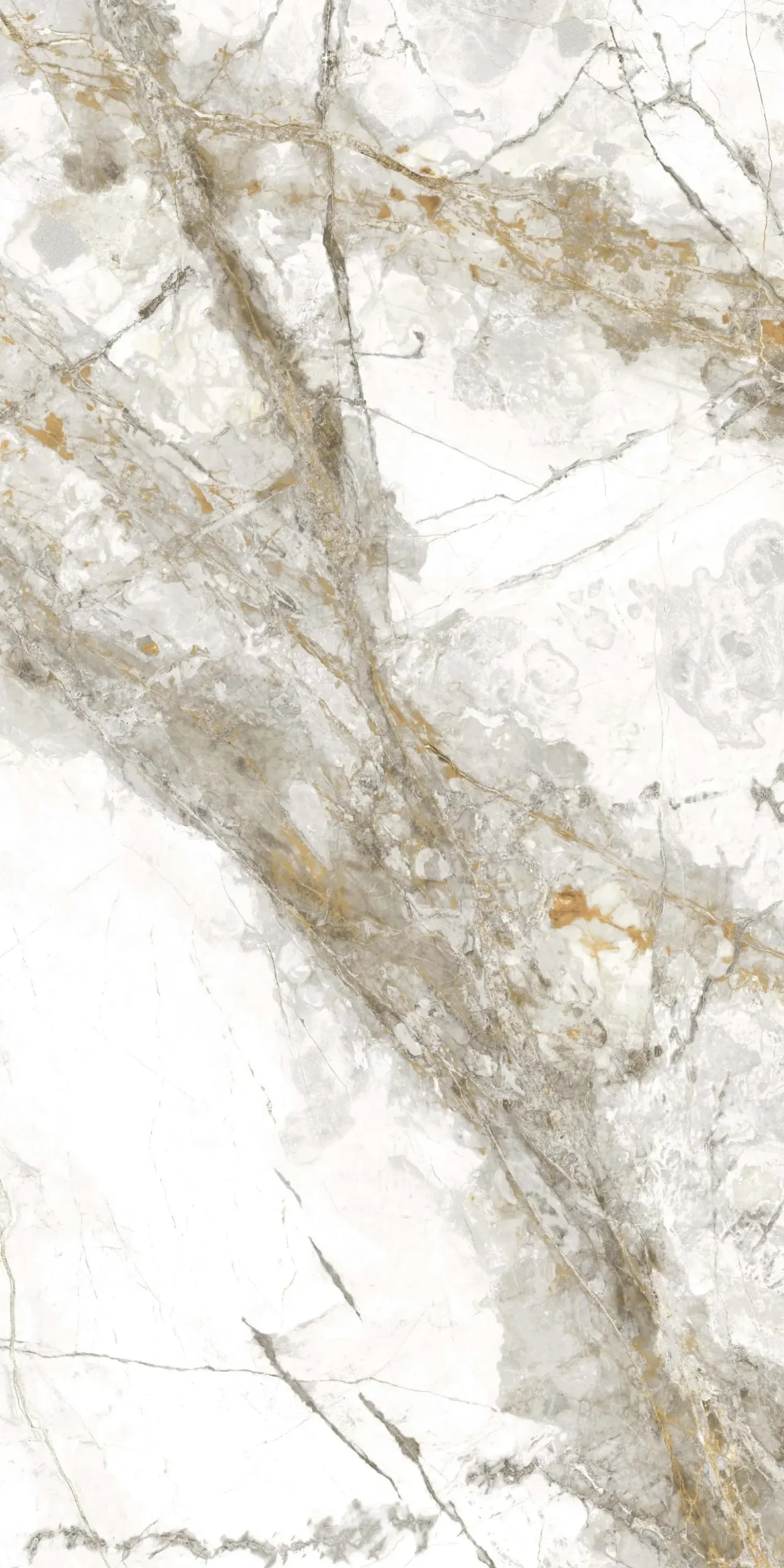 Bodenfliese Feinsteinzeug Caldera 60 x 120 cm gold